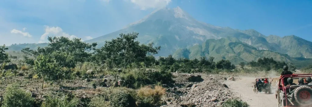 Mount Merapi from a Distance